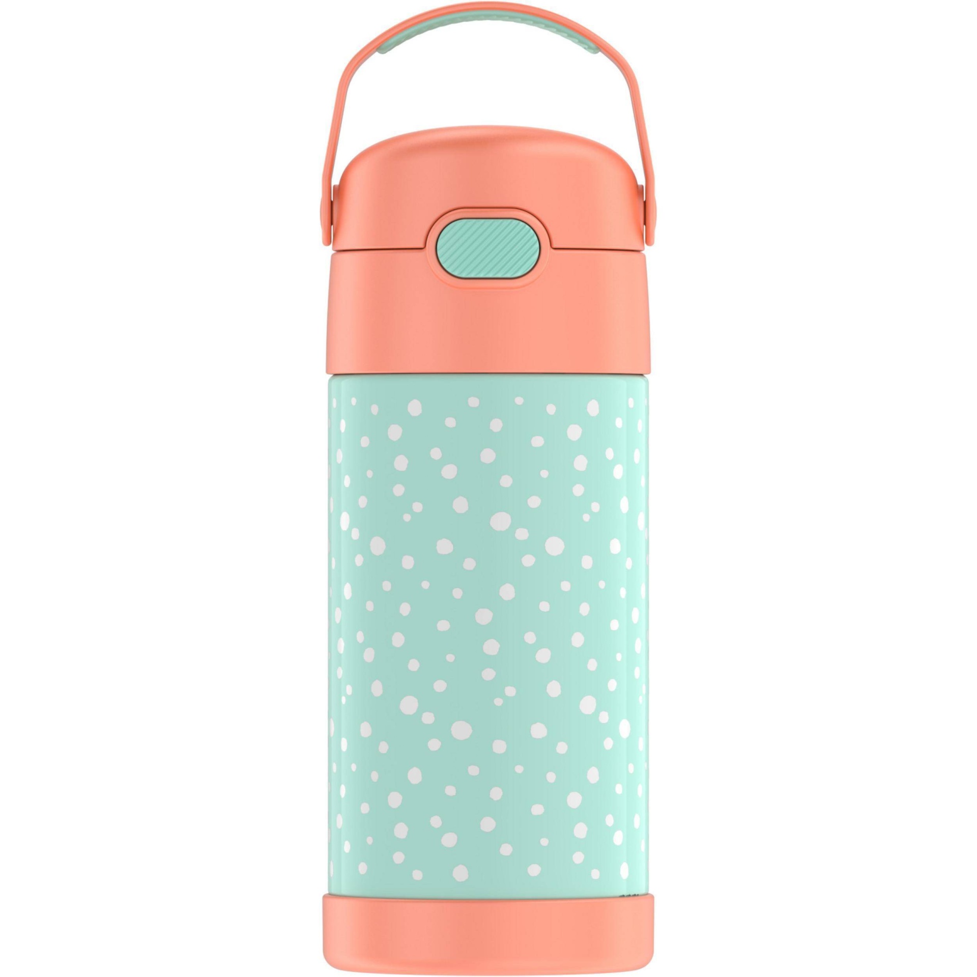 Thermos Stainless Steel Funtainer Bottle 12 Oz Pink With Flower Print -  Office Depot