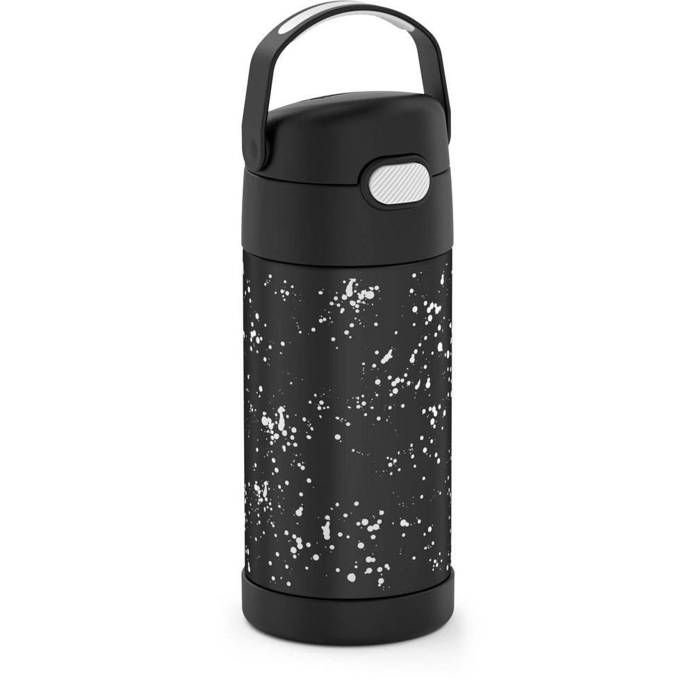 Thermos 12oz Funtainer Water Bottle With Bail Handle - Black