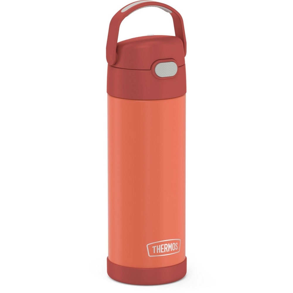 Thermos FUNtainer 16 oz. Apricot Stainless Steel Vacuum-Insulated