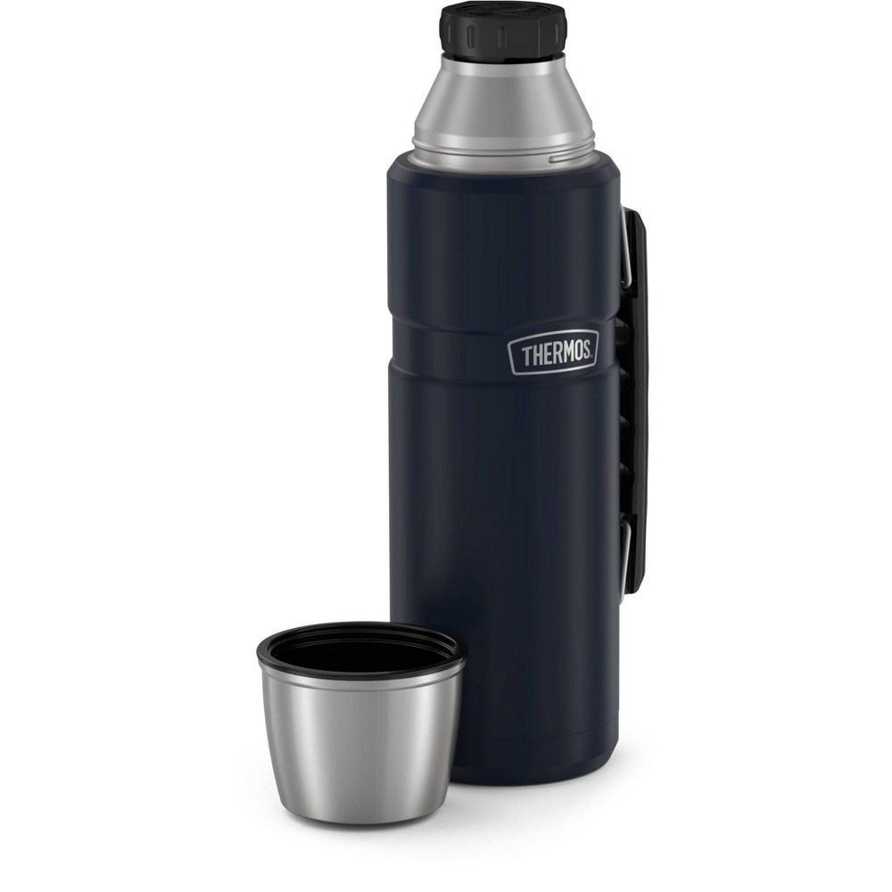 slide 4 of 6, Thermos Stainless King Beverage Bottle - Midnight Blue, 40 oz