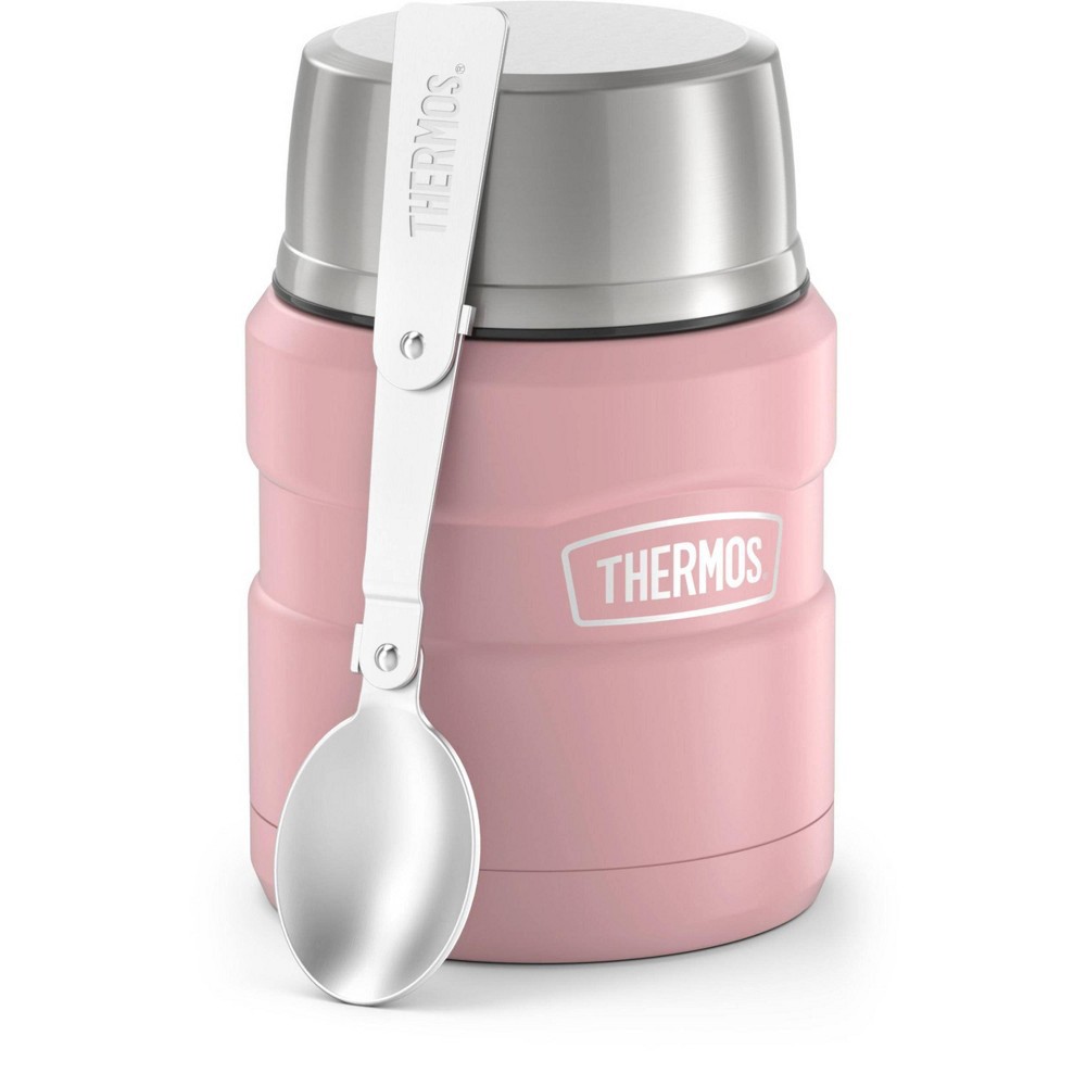 Thermos Sipp Stainless Steel Food Jar - 16 oz - Matte Pink, 1 - Kroger