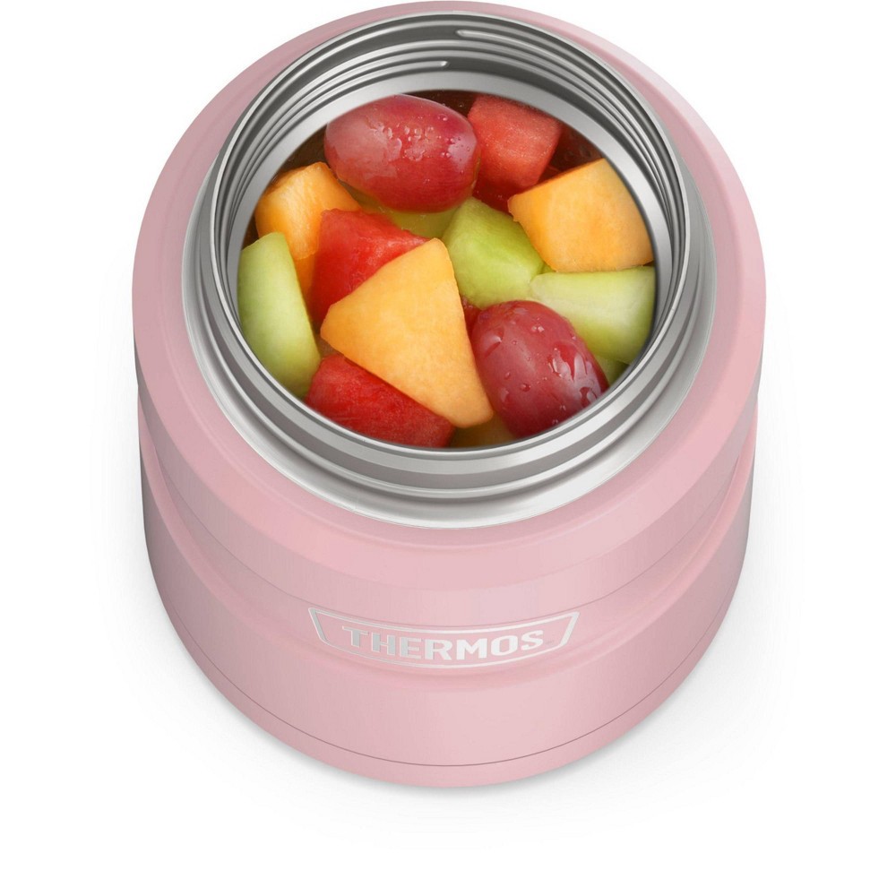 Thermos 16oz Stainless King Food Jar with Spoon - Matte Rose 1 ct