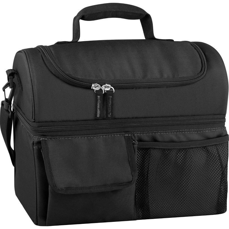 slide 1 of 5, Thermos Lunch Bag – Black, 1 ct