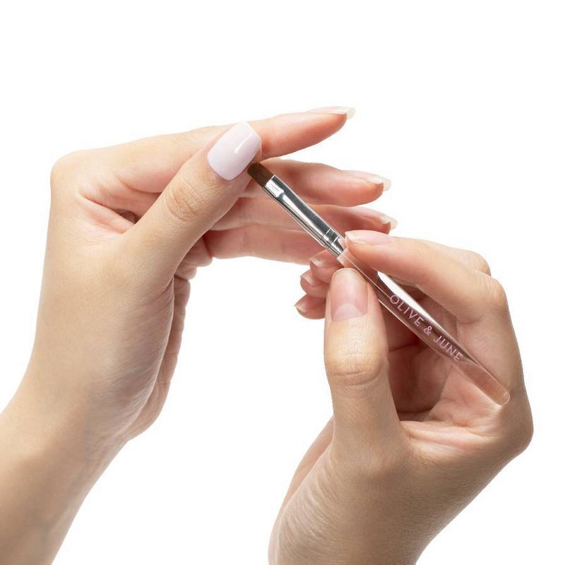slide 4 of 6, Olive & June Nail Grooming Clean Up Brush, 1 ct