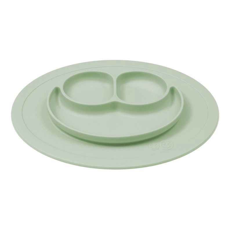 slide 2 of 5, ezpz Mini Mat Plate - Sage, 1 ct