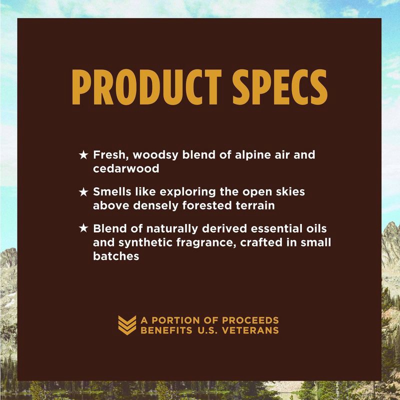 slide 5 of 5, Duke Cannon Supply Co. Duke Cannon Men's Sawtooth Proper Cologne - Alpine Air & Cedarwood Cologne - Trial Size - 0.35 fl oz, 0.35 fl oz