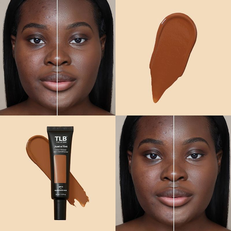 slide 4 of 6, The Lip Bar Just a Tint 3-in-1 Tinted Skin Conditioner with SPF 11 - Mahogany Mami - 1 fl oz, 1 fl oz