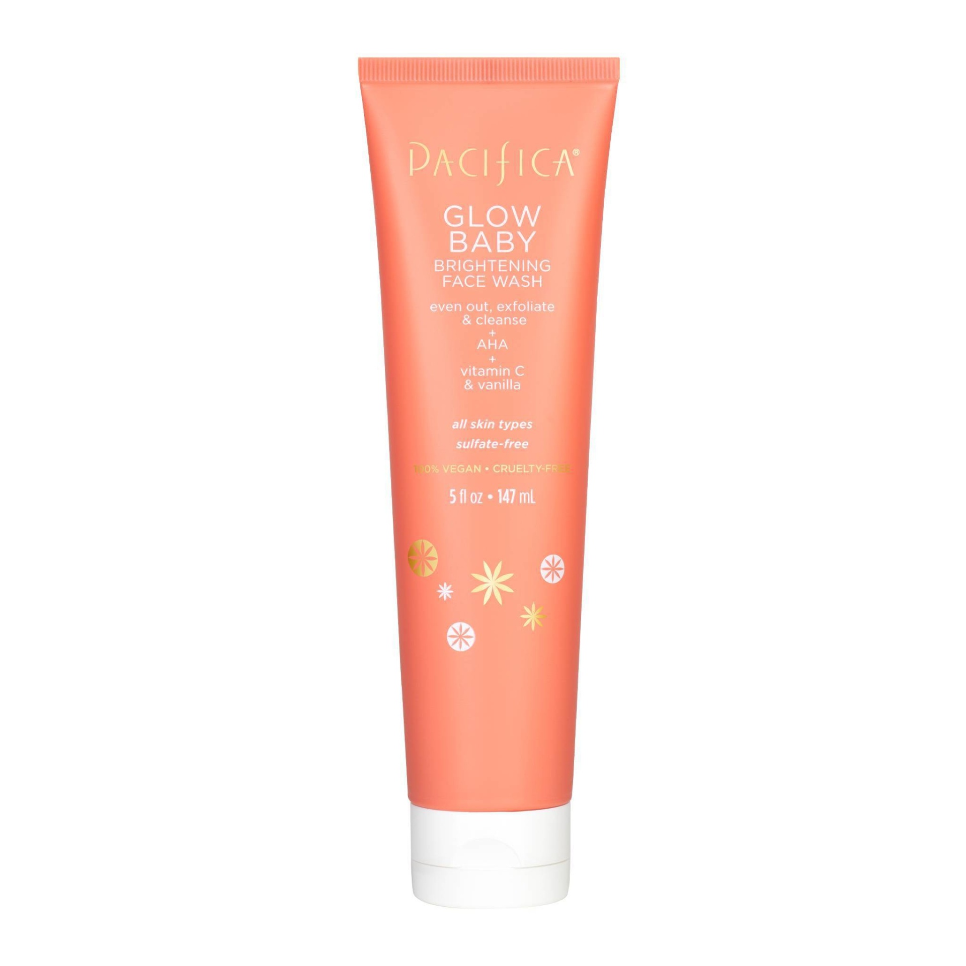 slide 1 of 4, Pacifica Glow Baby Brightening Face Wash, 5 fl oz