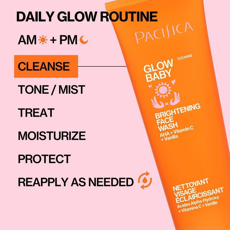 slide 5 of 11, Pacifica Glow Baby Brightening Face Wash - Orange - 5 fl oz, 5 fl oz