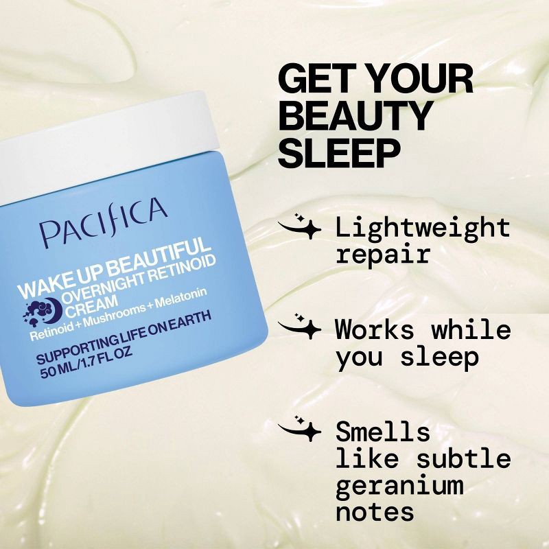 slide 9 of 11, Pacifica Wake Up Beautiful Overnight Retinol Cream - 1.7 fl oz, 1.7 fl oz