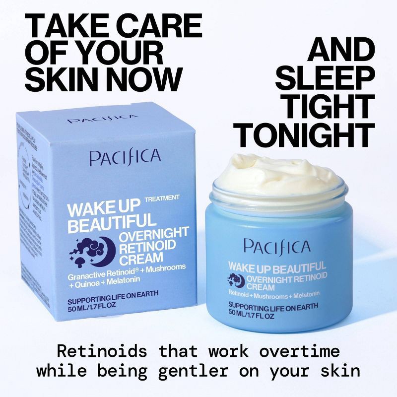 slide 11 of 11, Pacifica Wake Up Beautiful Overnight Retinol Cream - 1.7 fl oz, 1.7 fl oz