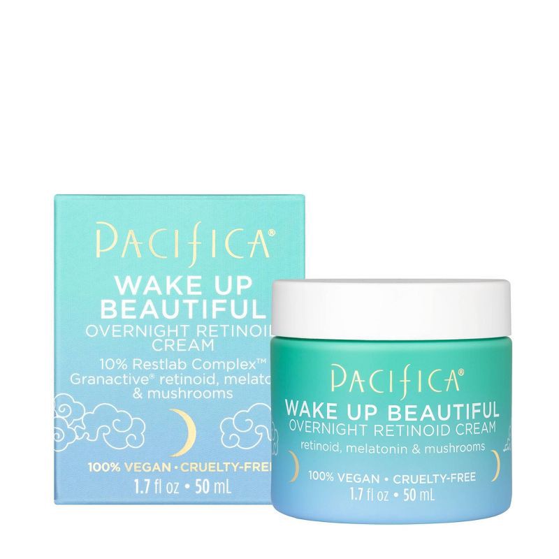 slide 1 of 5, Pacifica Wake Up Beautiful Overnight Retinol Cream - 1.7 fl oz, 1.7 fl oz