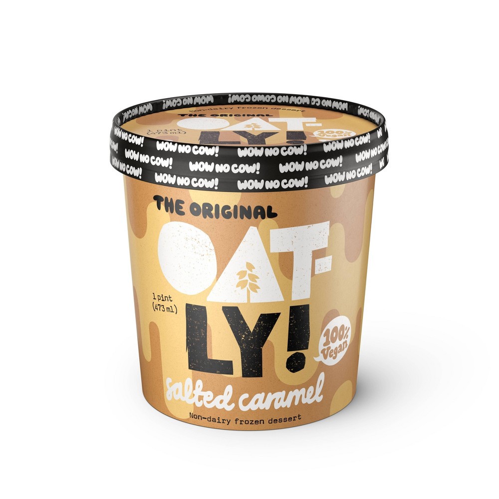 OATLY! Oatly Salted Caramel Non-Dairy Frozen Dessert 16 oz | Shipt