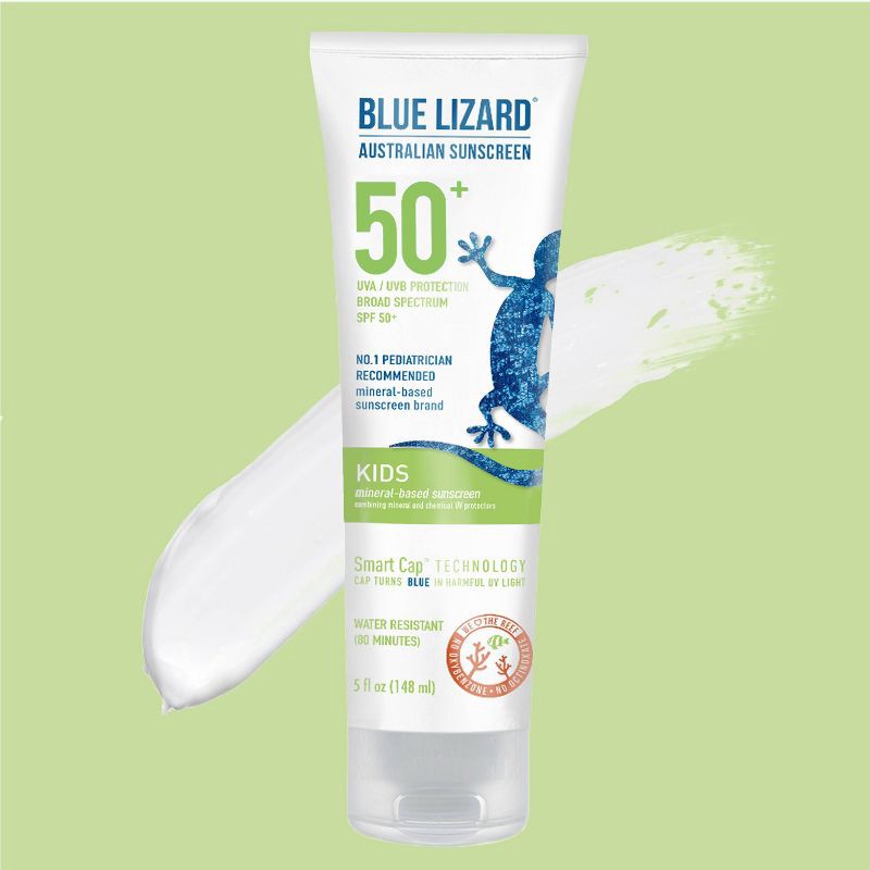 slide 2 of 6, Blue Lizard Kids' Mineral-Based Sunscreen Lotion - SPF 50+ - 5 fl oz, 5 fl oz