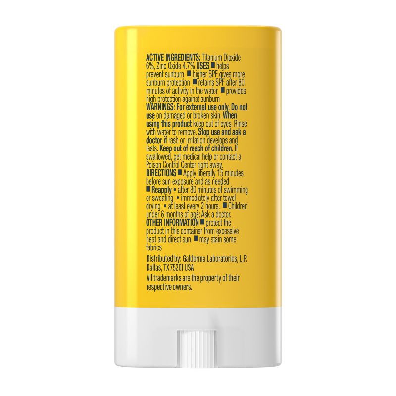 slide 2 of 9, Cetaphil Sheer Mineral Sunscreen Stick SPF 50, Face & Body - 0.5 fl oz, 0.5 fl oz