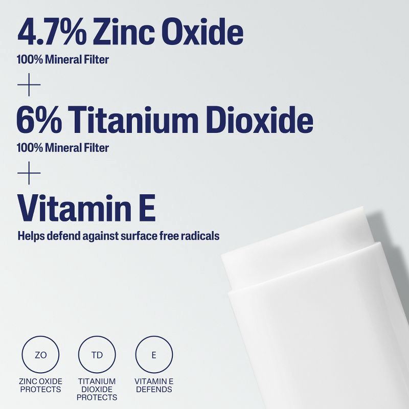 slide 4 of 9, Cetaphil Sheer Mineral Sunscreen Stick SPF 50, Face & Body - 0.5 fl oz, 0.5 fl oz