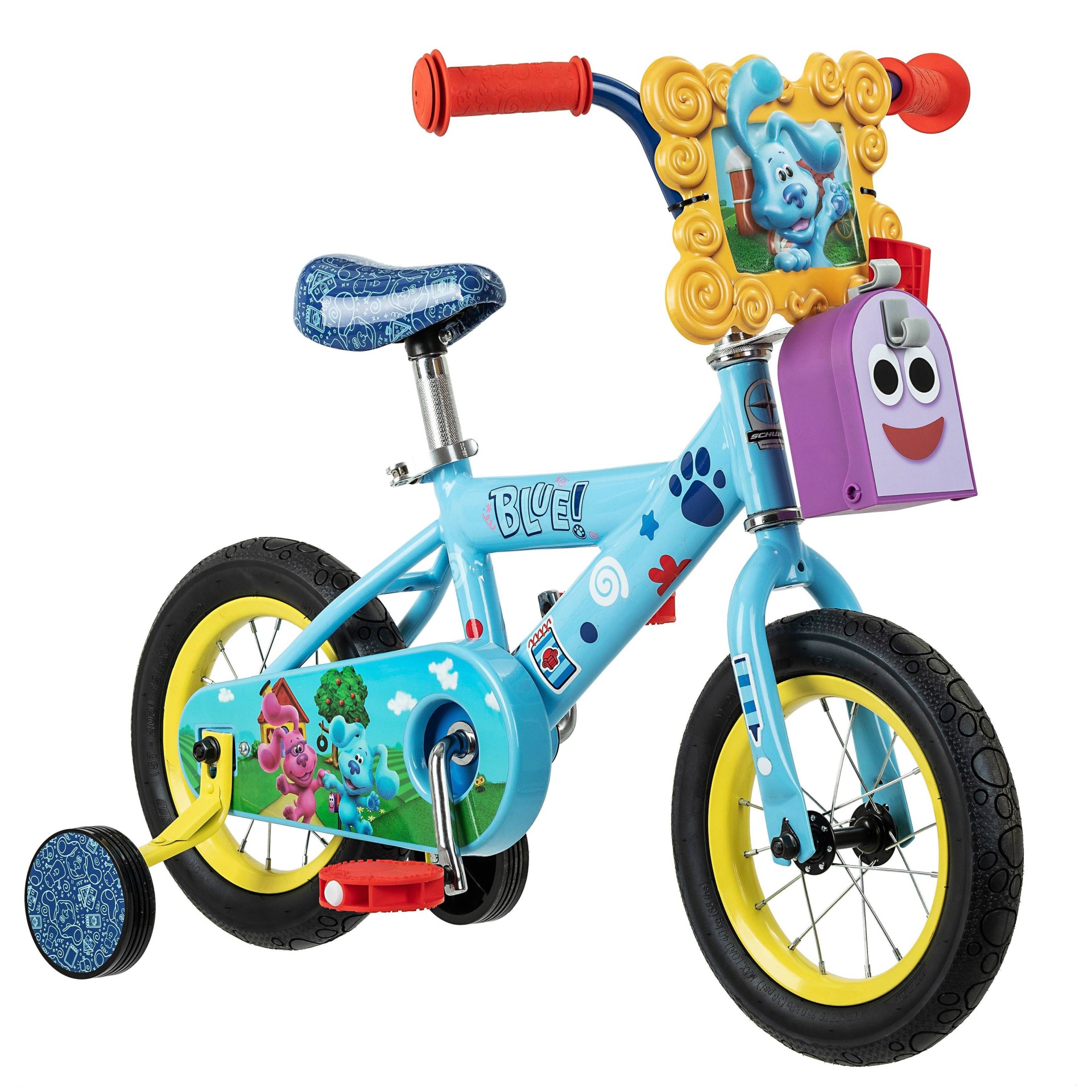 slide 1 of 8, Blue's Clues & You! 12" Kids' Bike - Blue, 1 ct