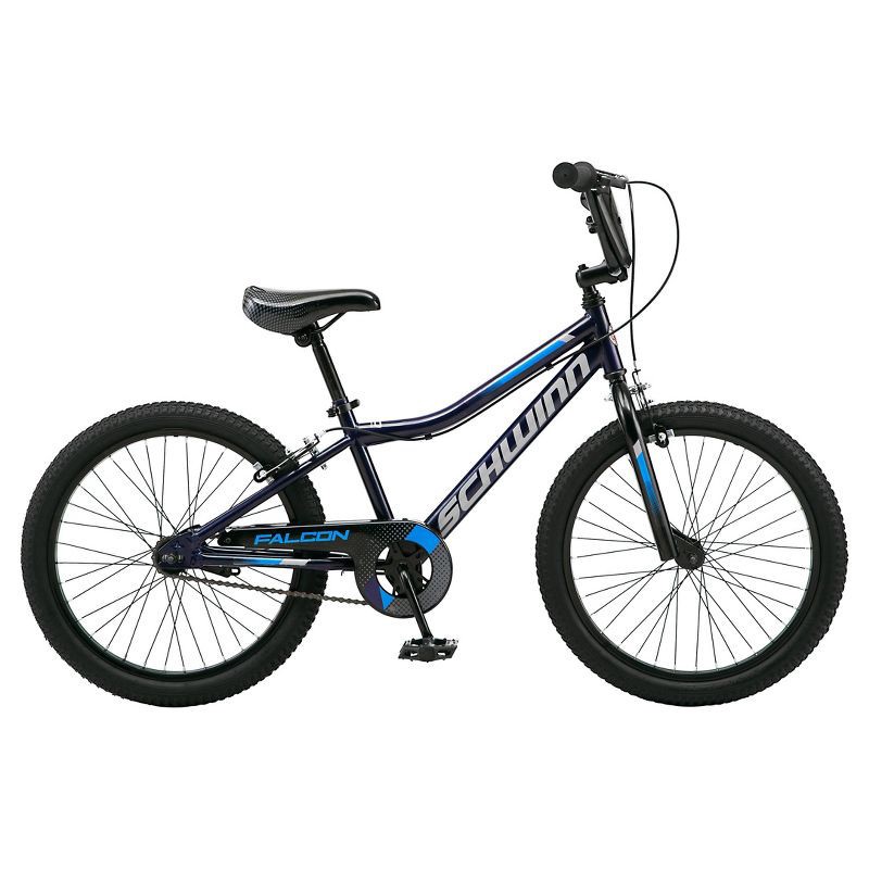 slide 2 of 6, Schwinn Falcon 20" Kids' Bike - Blue, 1 ct