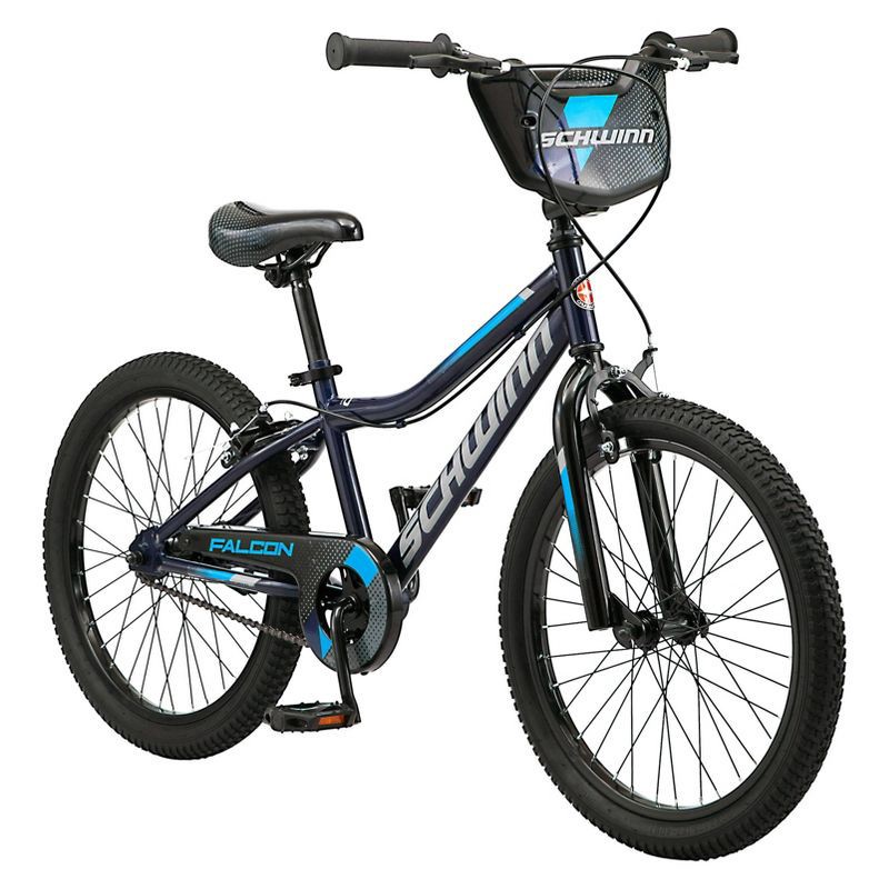 slide 1 of 6, Schwinn Falcon 20" Kids' Bike - Blue, 1 ct