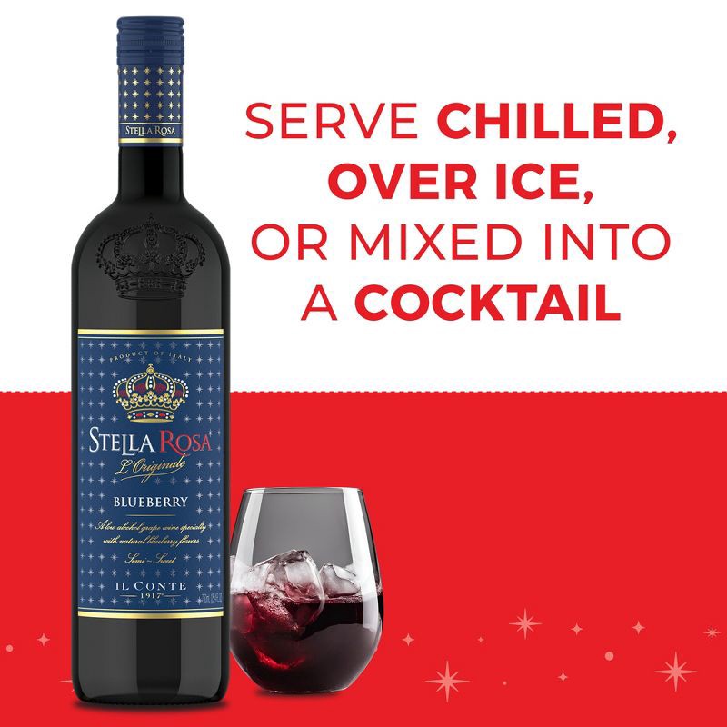 slide 5 of 15, Stella Rosa Blueberry Fruit Wine - 750ml Bottle, 750 ml