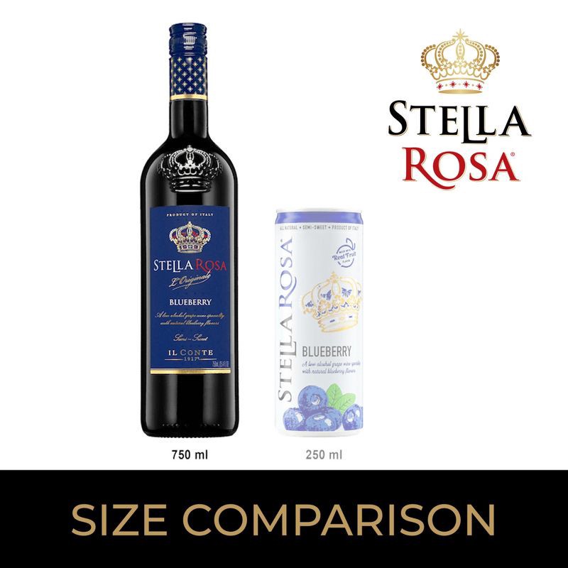 slide 9 of 10, Stella Rosa Blueberry Fruit Wine - 750ml Bottle, 750 ml