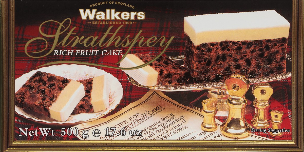 slide 2 of 15, Walker's Scottish Fruit Cake 17.6 oz, 17.6 oz