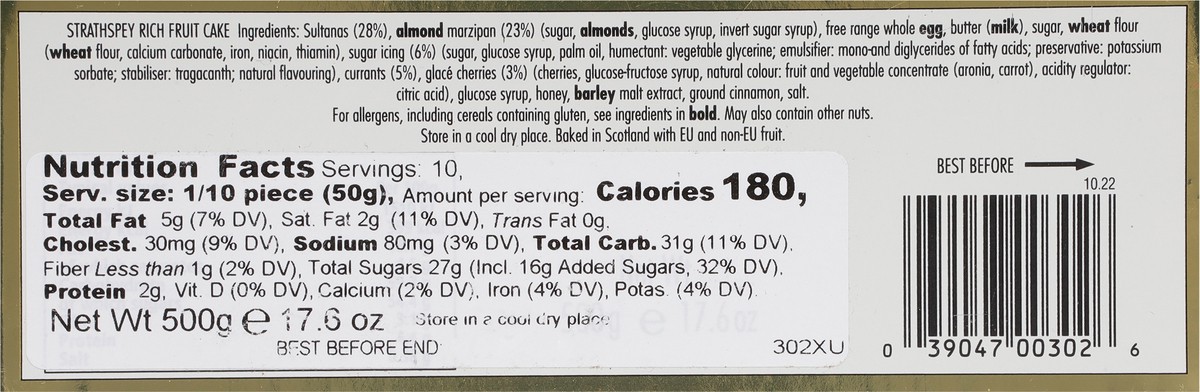 slide 12 of 15, Walker's Scottish Fruit Cake 17.6 oz, 17.6 oz