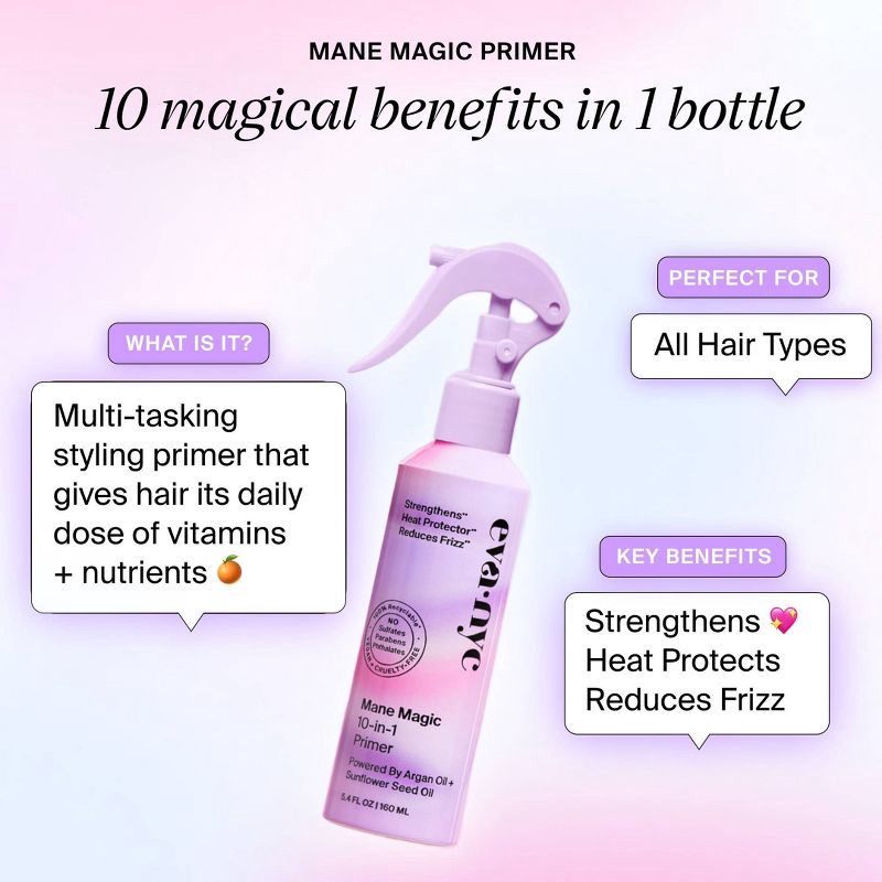 slide 8 of 10, Eva NYC Mane Magic 10-in-1 Primer - 5.4 fl oz, 5.4 fl oz