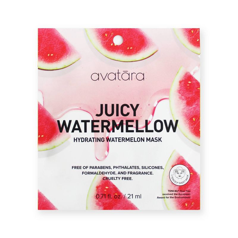 slide 1 of 4, Avatara Watermellow Hydrating Mask - 0.71 fl oz, 0.71 fl oz