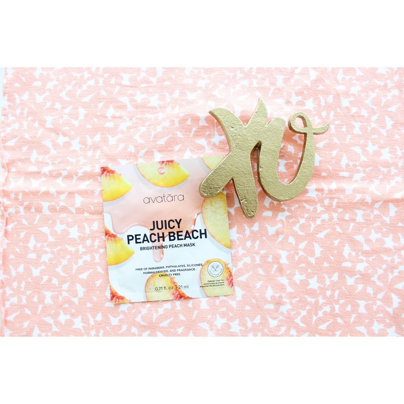 slide 3 of 4, Avatara Peach Beach Brightening Mask - 0.71 fl oz, 0.71 fl oz