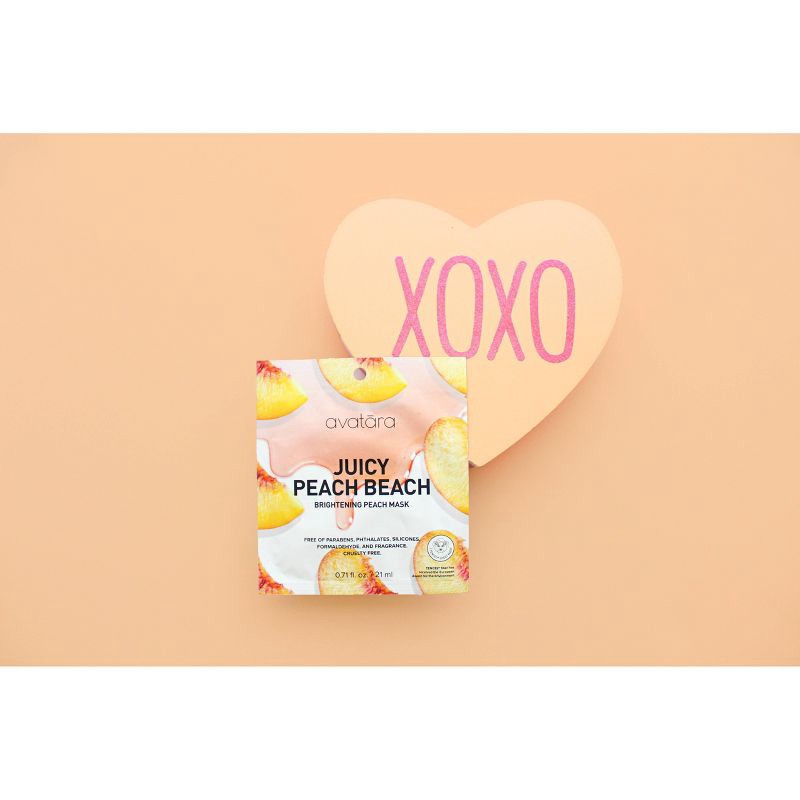 slide 4 of 4, Avatara Peach Beach Brightening Mask - 0.71 fl oz, 0.71 fl oz