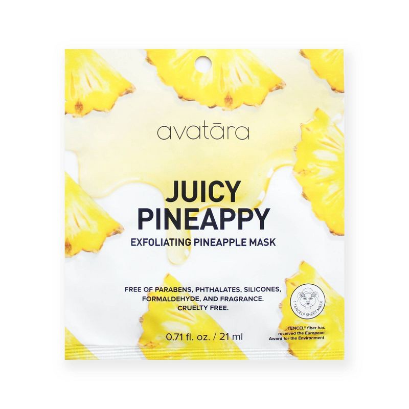 slide 1 of 3, Avatara Pineappy Exfoliating Mask - 0.71 fl oz, 0.71 fl oz