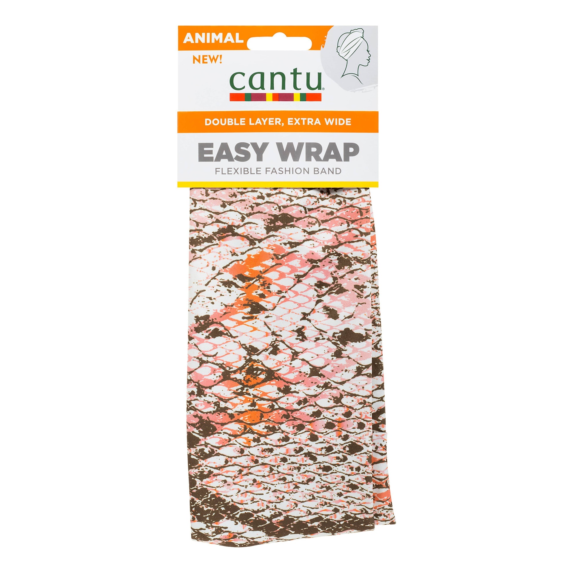 slide 1 of 4, Cantu Animal Pattern Easy Head Wrap, 1 ct