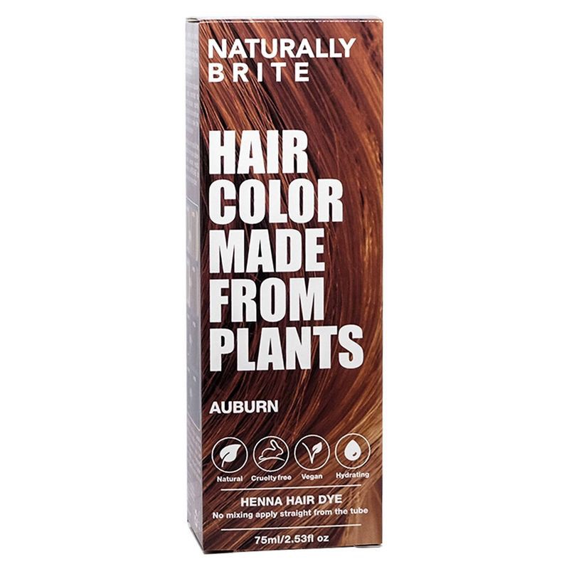 slide 1 of 1, BRITE Naturally Henna Hair Dye - Auburn - 2.53 fl oz, 2.53 fl oz