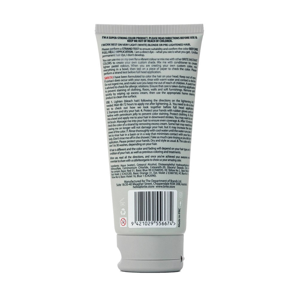 slide 2 of 4, BRITE Instant Color - Silver - 3.38 fl oz, 3.38 fl oz