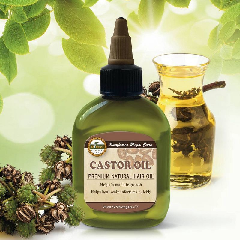 slide 3 of 3, Difeel Castor Hair Oil - 2.5 fl oz, 2.5 fl oz