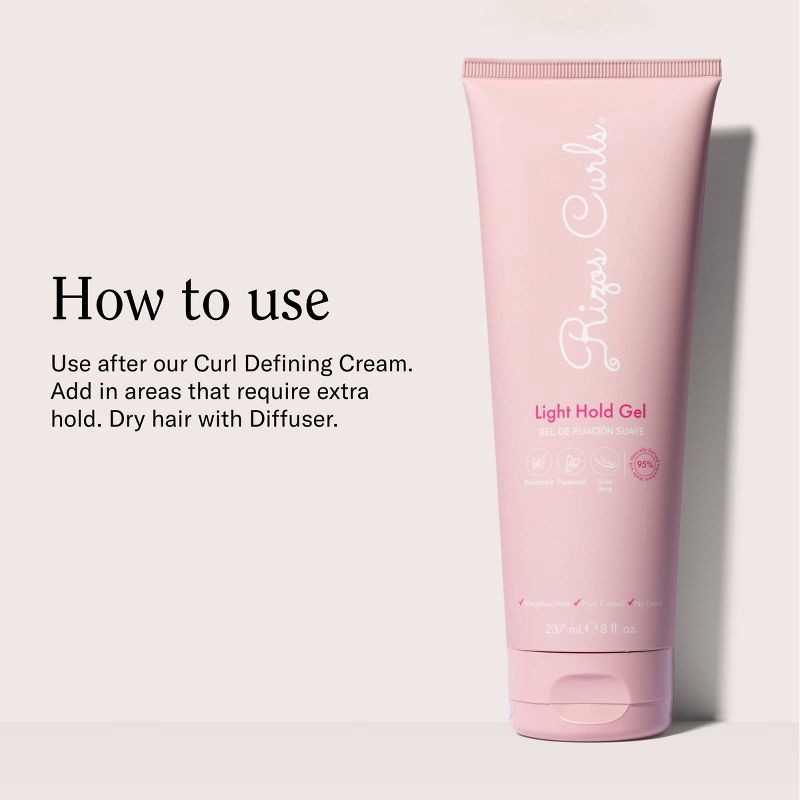 slide 7 of 7, Rizos Curls Light Hold Gel - 8 fl oz, 8 fl oz