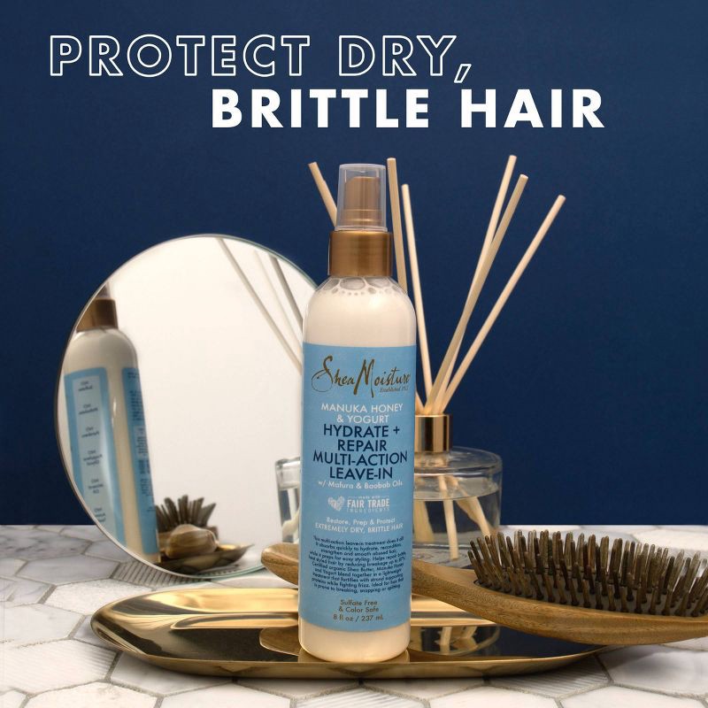 slide 4 of 9, SheaMoisture Manuka Honey & Yogurt Hydrate + Repair Leave-In Conditioner Spray - 8 fl oz, 8 fl oz