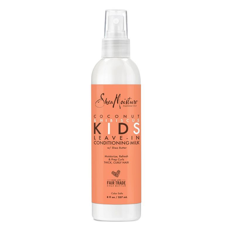 slide 1 of 3, SheaMoisture Coconut & Hibiscus Kids' Leave-In Conditioning Milk For Thick Curly Hair - 8 fl oz, 8 fl oz