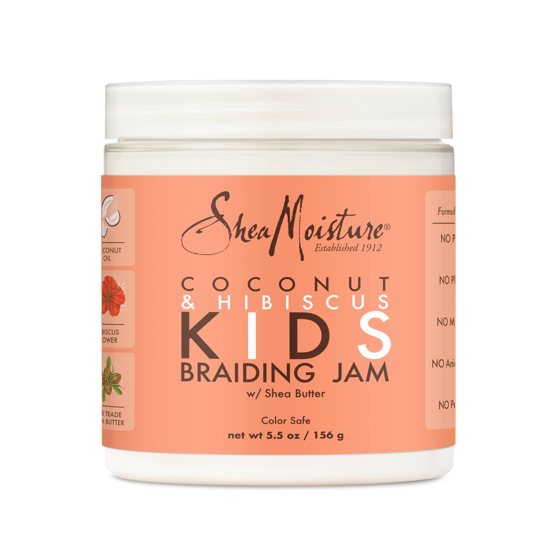 Sheamoisture Coconut & Hibiscus Kids Braiding Jam - 5.5oz : Target