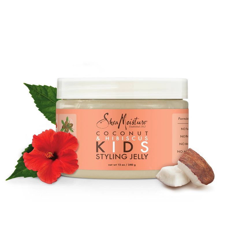 slide 4 of 9, SheaMoisture Coconut & Hibiscus Kids Styling Jelly - 12oz, 12 oz