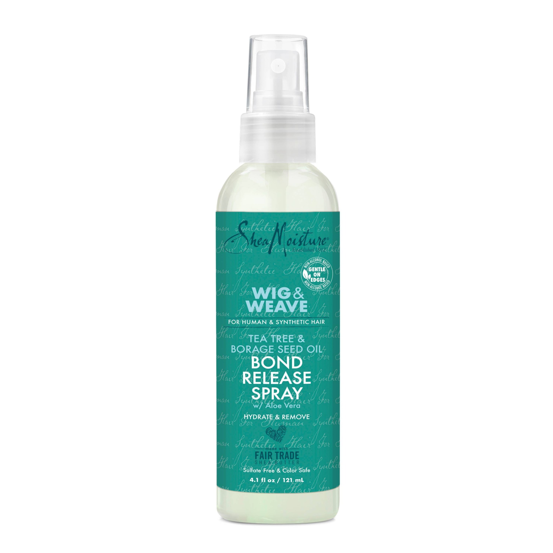 slide 1 of 3, SheaMoisture Wig & Weave Bond Release Spray for Human and Synthetic Hair, 4.1 fl oz