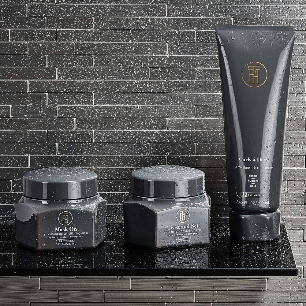 slide 5 of 5, TPH By Taraji Twist and Set Twisting Curl Cream with Shea Butter & Castor Oil for Natural Hair Styling - 8oz, 8 oz