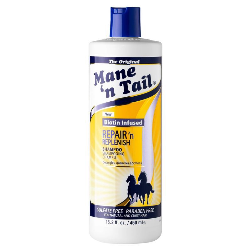 slide 1 of 3, Mane 'N Tail Sulfate Free Repair 'n Replenish Shampoo - 15.2 fl oz, 15.2 fl oz