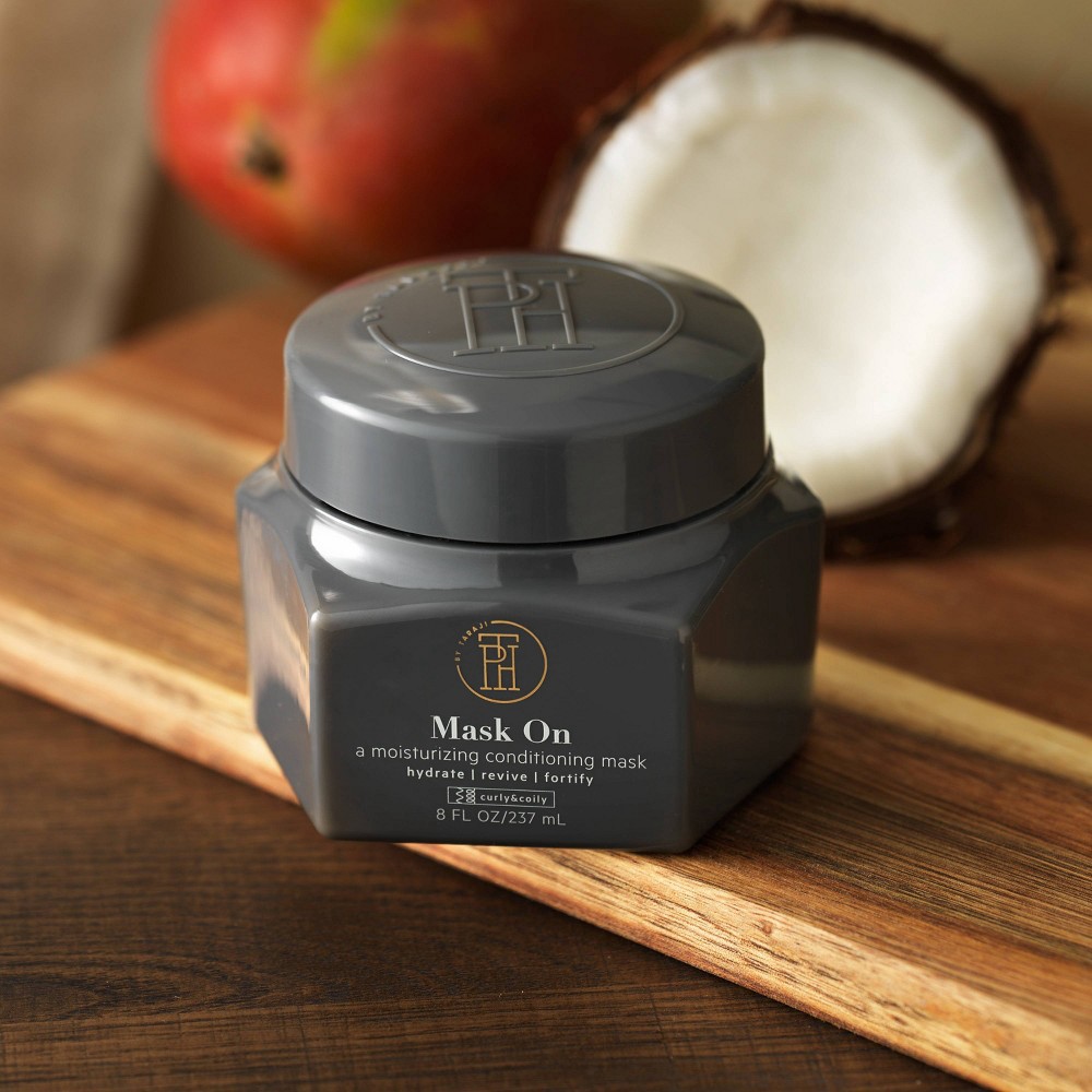 slide 2 of 7, TPH By Taraji Mask On Moisture Hair Repair Mask and Deep Conditioner for Dry Damaged, Natural & Curly Hair - 8oz, 8 oz