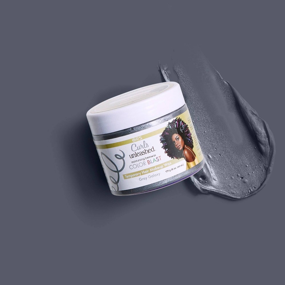 slide 4 of 4, ORS Curls Unleashed Colorblast Temporary Hair Color - Gray Galaxy, 6 oz
