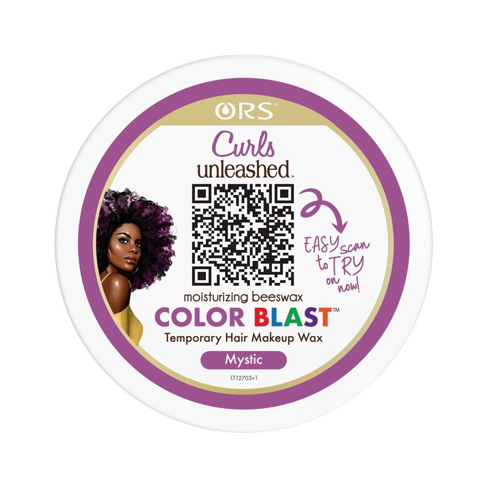 slide 3 of 4, ORS Curls Unleashed Colorblast Temporary Hair Color - Mystic, 6 oz