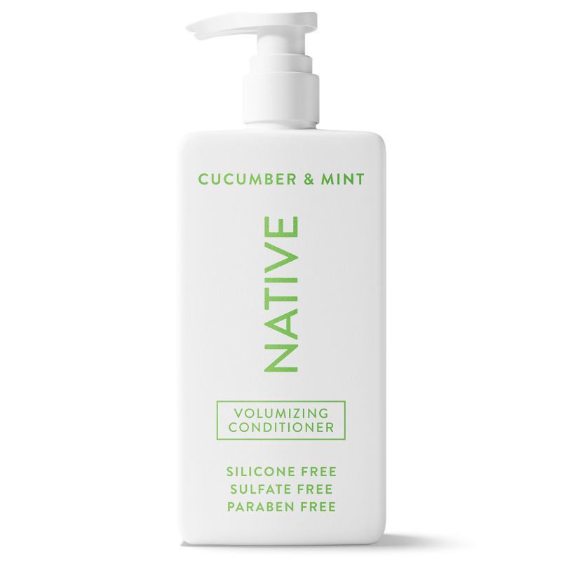 slide 1 of 14, Native Vegan Cucumber & Mint Volume Conditioner, Clean, Sulfate, Paraben and Silicone Free - 16.5 fl oz, 16.5 fl oz