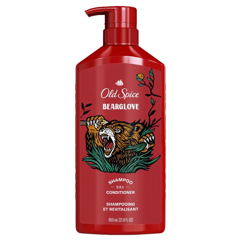 slide 5 of 8, Old Spice Bearglove 2-in-1 Men's Shampoo and Conditioner - 21.9 fl oz, 21.9 fl oz