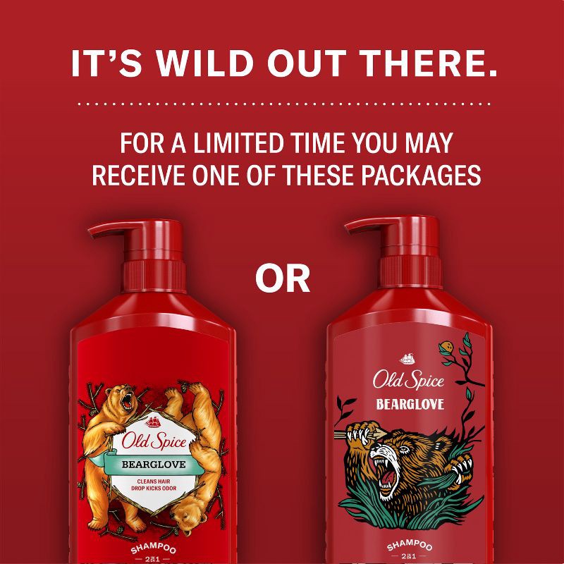 slide 2 of 8, Old Spice Bearglove 2-in-1 Men's Shampoo and Conditioner - 21.9 fl oz, 21.9 fl oz